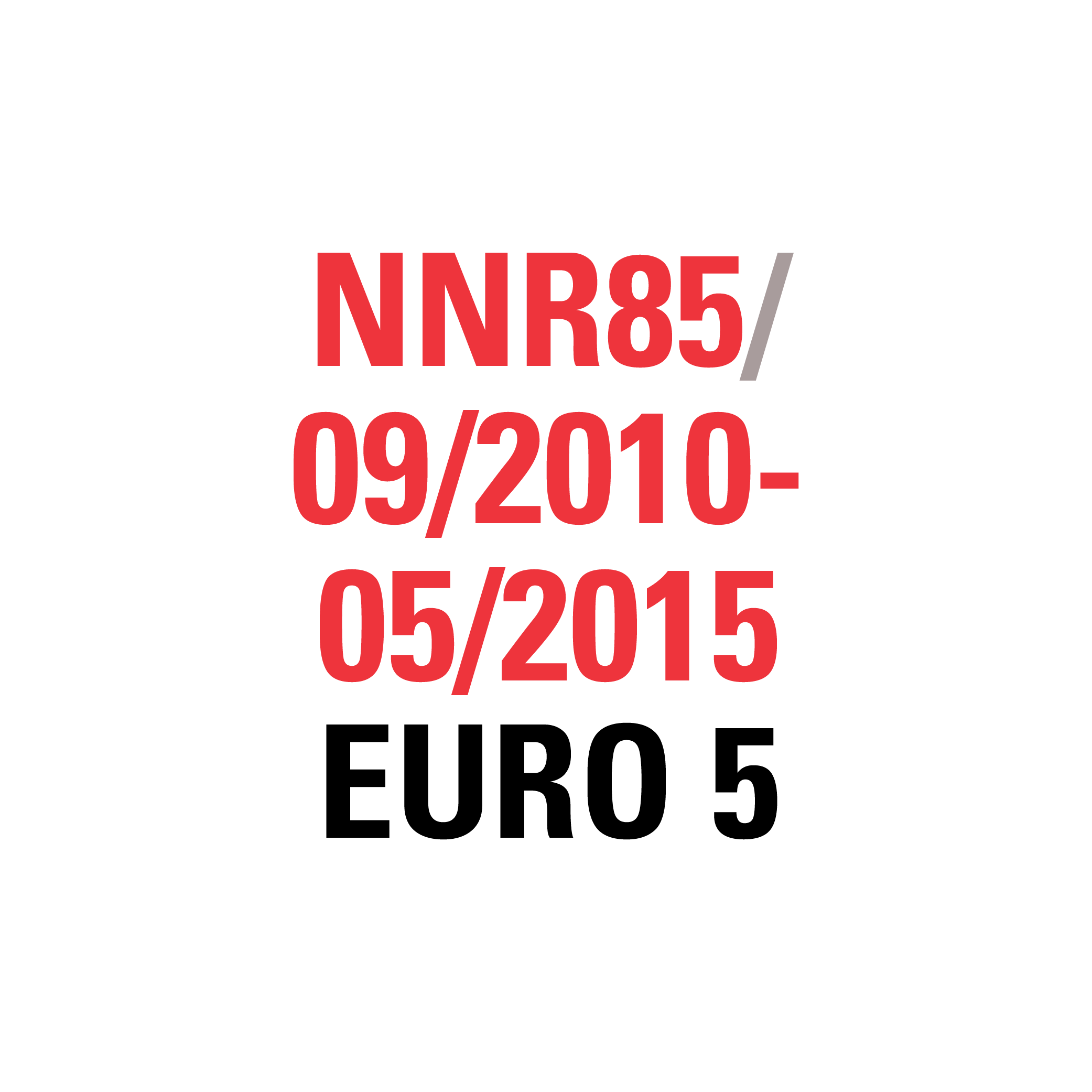 NNR85 10/2007-05/2015